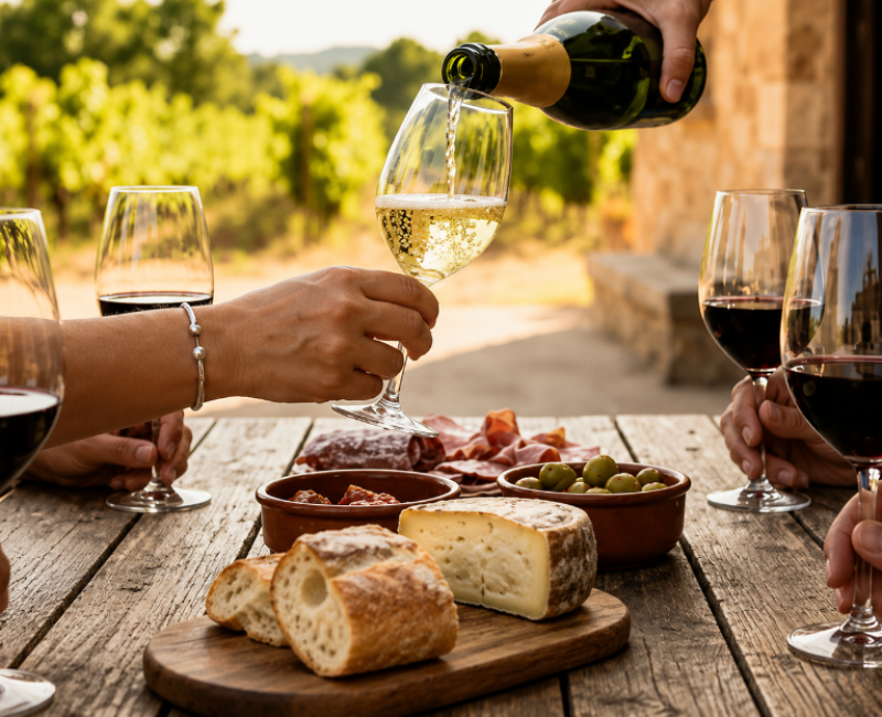 Tour privado a dos bodegas y catas